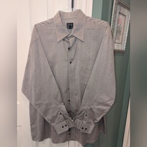 Jos. A. Bank Men's Brown Dress Shirt